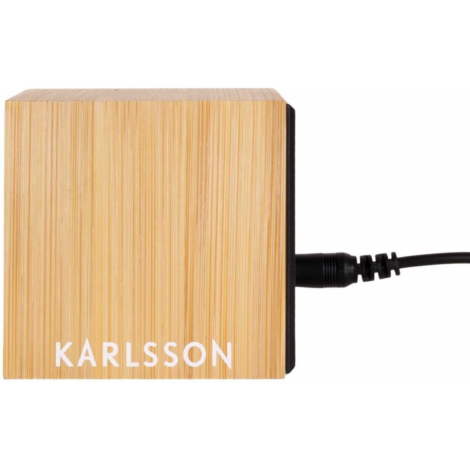 Karlsson Mini Cube Led Alarm Table Clock Naken Interiors